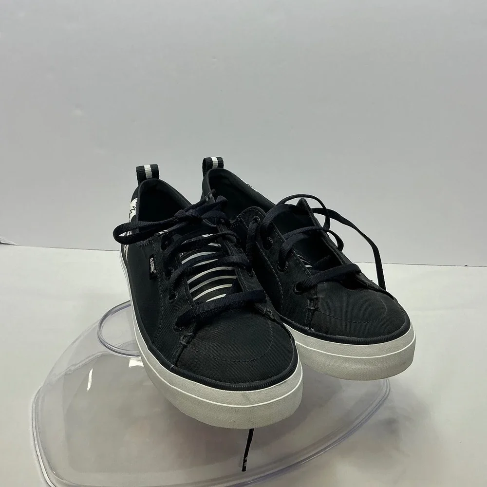Sperry BIONIC‎ Crest Vibe Canvas Sneakers Casual Comfort Shoes Black Womens 7